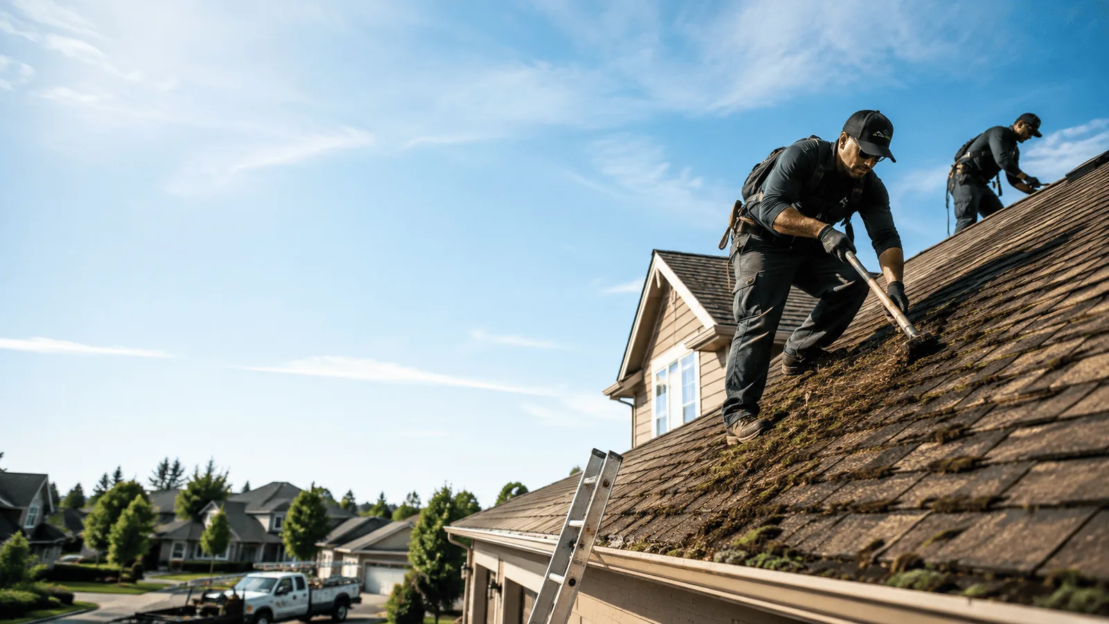 Roof Moss Removal in Pittsford, MI near me